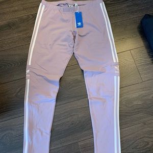 Light purple Adidas leggings